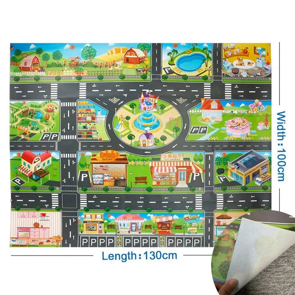 tapis ville enfant